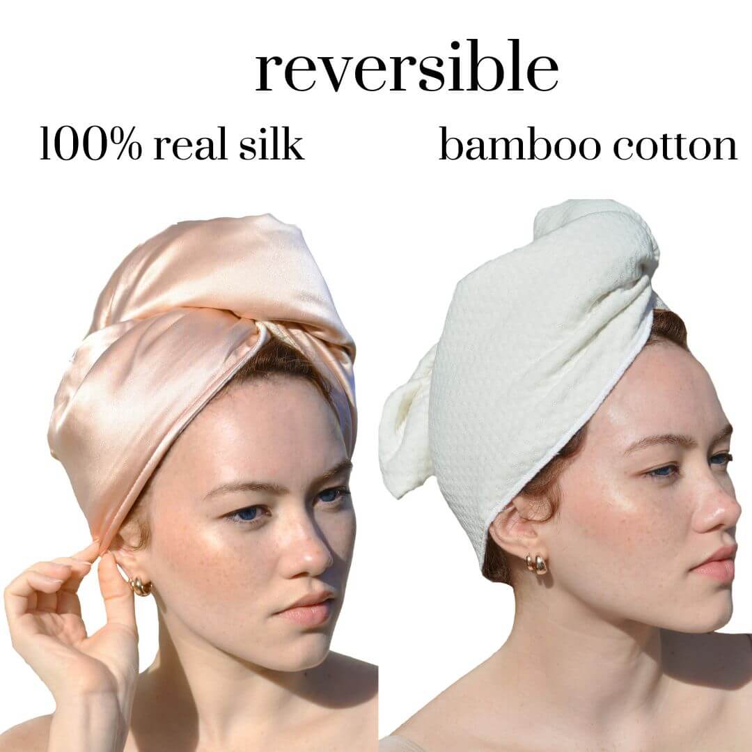 Pure Silk Hair Wrap - Anti Hair Frizz - Sustainable