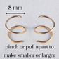 14K Gold Filled Spirals
