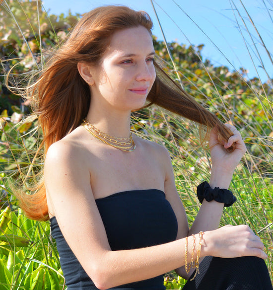 24K Gold Filled Necklaces | Hypoallergenic | Waterproof | Handmade FL Necklace / Cuban 24K Gold Filled Necklaces | Hypoallergenic | Waterproof | Handmade FL Necklace / Cuban