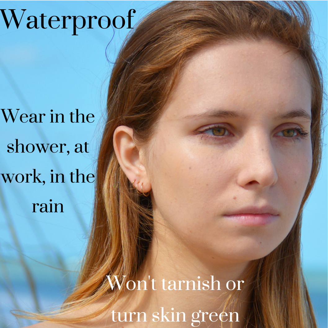 14K Gold Hoop Earrings