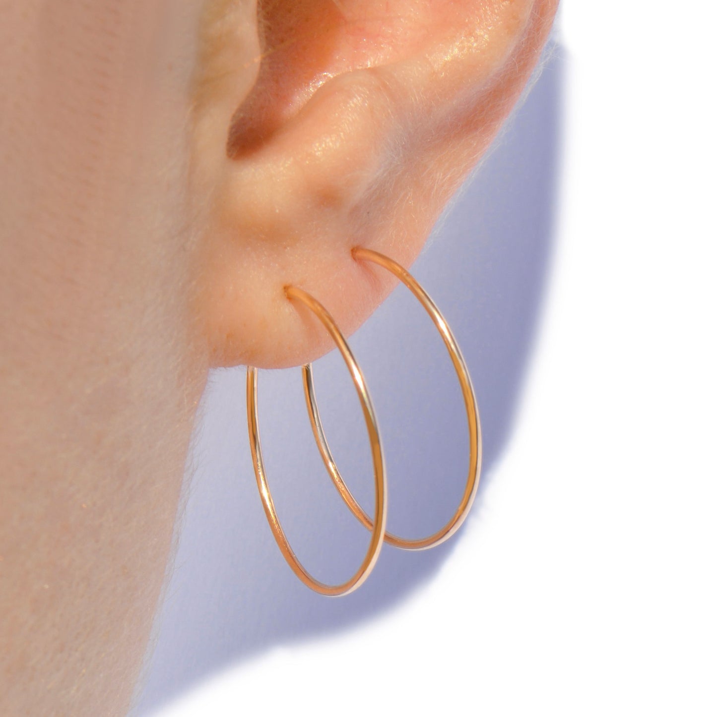 14k Gold Hoop Earrings