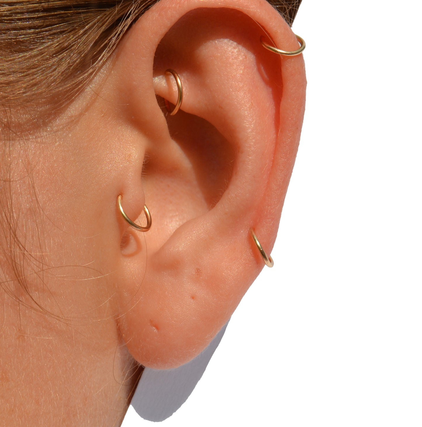 14K Gold Hoop Earrings