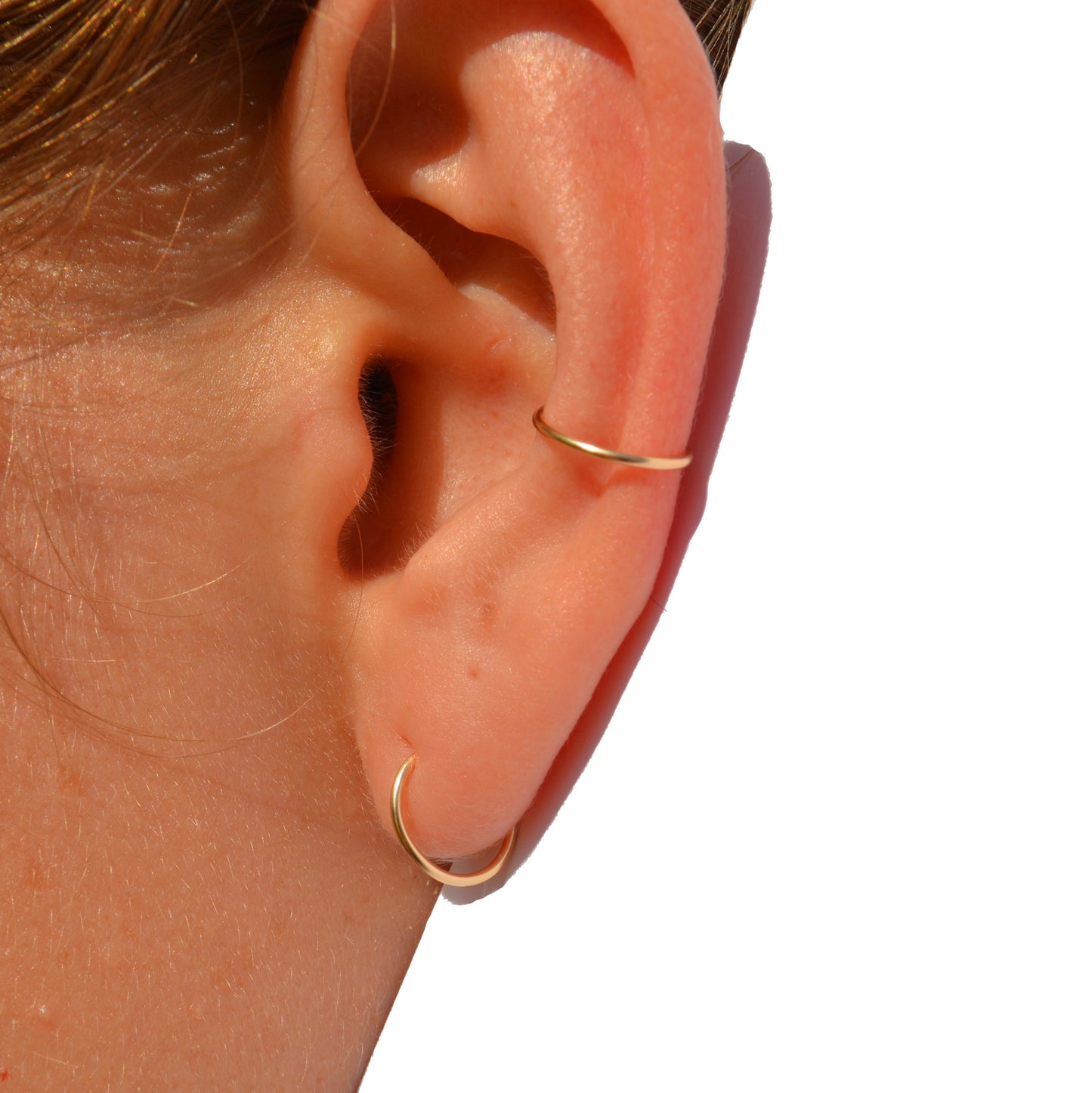 14K Gold Hoop Earrings