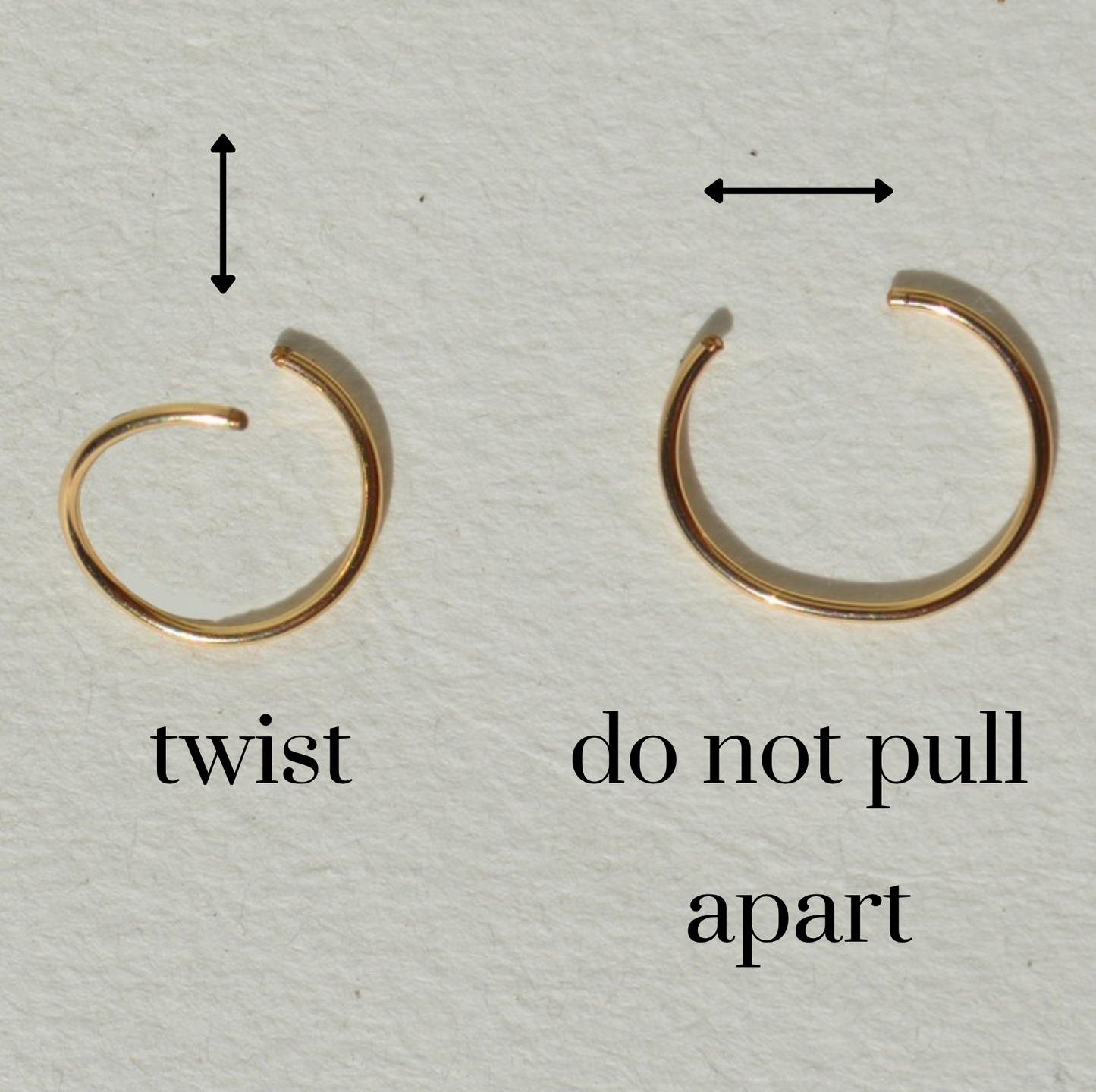 14K Gold Hoop Earrings