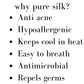Pure Silk Face Mask Anti Acne Hypoallergenic