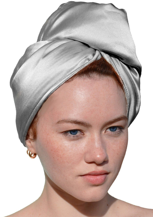 Pure Silk Hair Wrap - Sustainable & Anti Hair Frizz