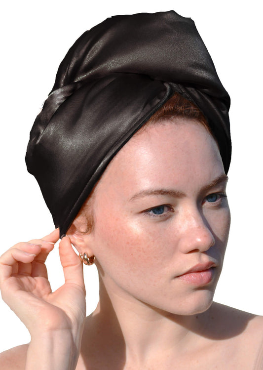Silk Wrap & Bamboo Hair Towel